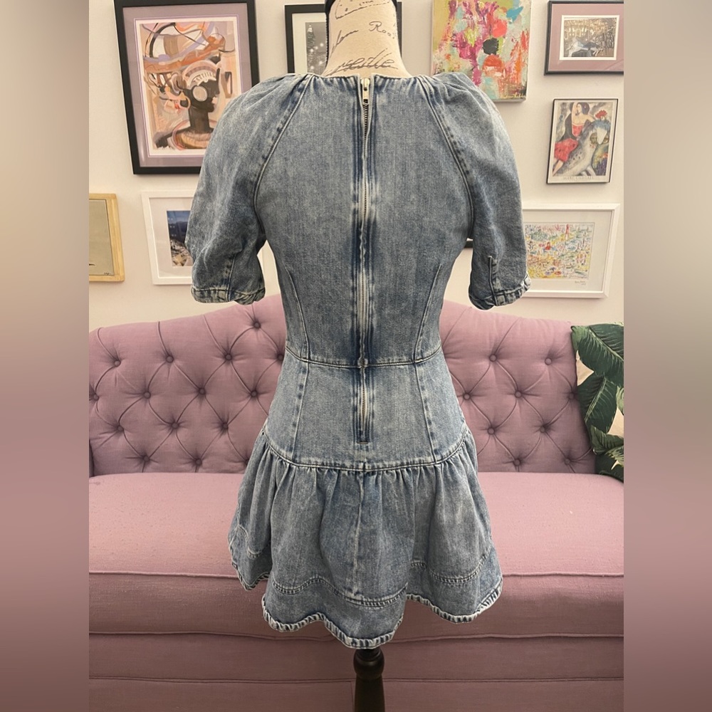 Jonathan Simkhai Holland Denim Dress 4 - Picture 5 of 7